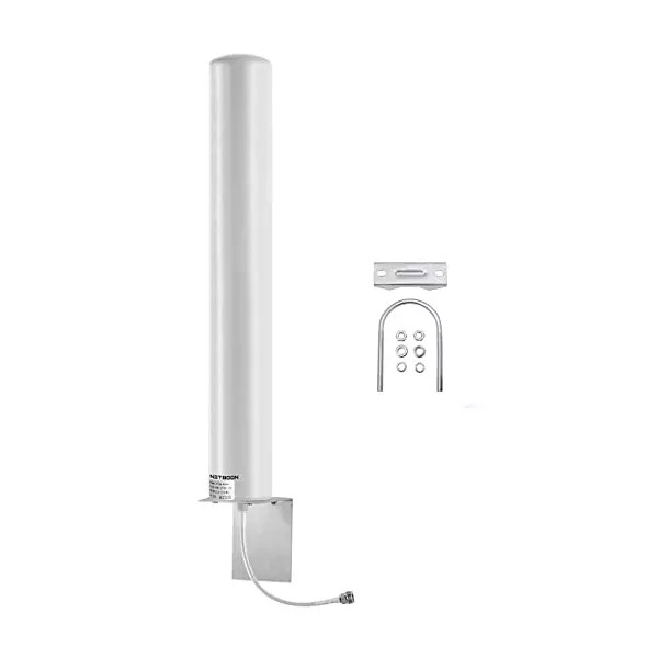 TECHBOOST  4G LTE External Barrel Antenna 12 dBi with LMR300 Coaxial Cable 20 Mtr